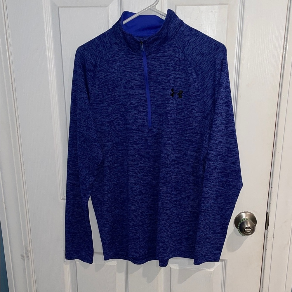 Under Armour Heathered Blue Performance Pullover